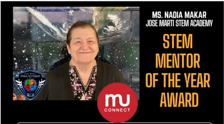 Honors For Jose Marti STEM Academy Supervisor Dr. Nadia Makar