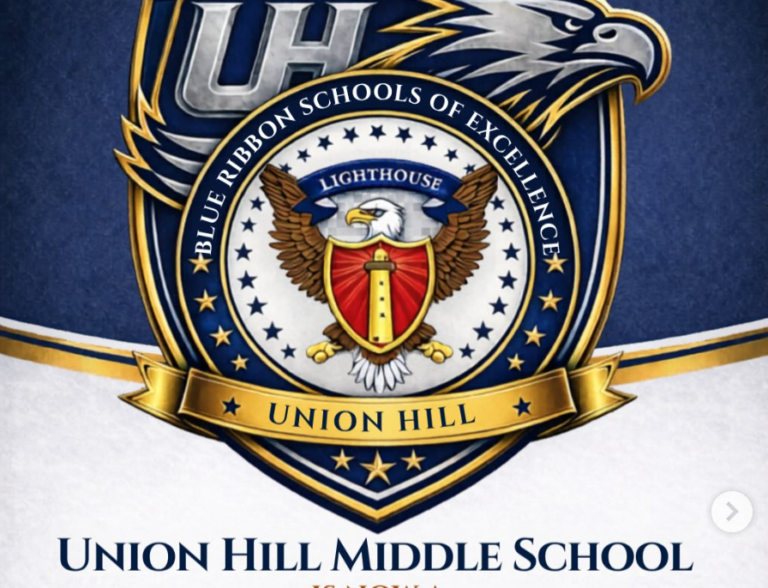 Union Hill Middle School Named Blue Ribbon Lighthouse School