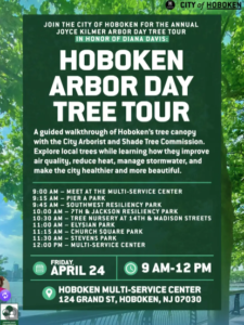 Hoboken Invites Residents To Annual Joyce Kilmer Arbor Day Tree Tour