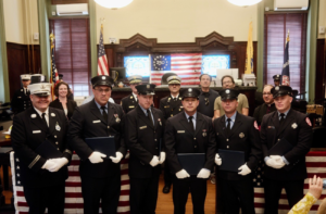 Hoboken Fire Department Honors 17 During Commendation Ceremony