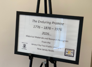 Jersey City History Museum Displays Bicentennial Scroll