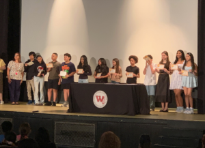 Moving Up Ceremony For Roosevelt School 6th Graders