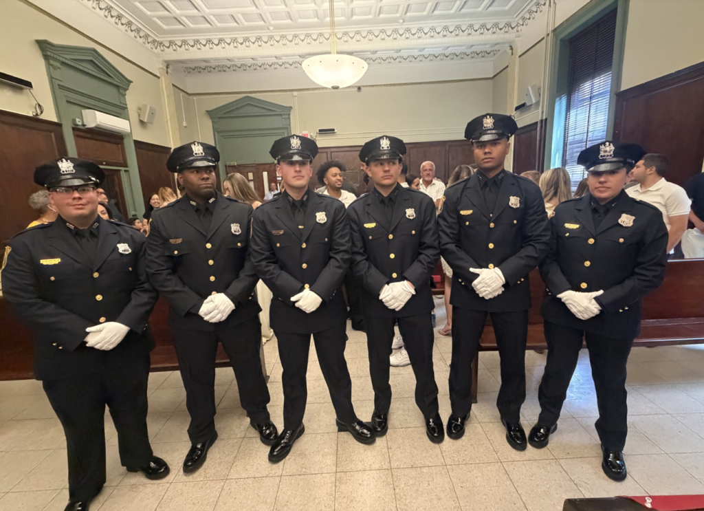 Six New Officers Sworn In To Hoboken Police Department