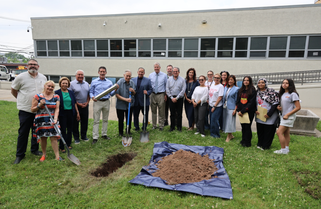 North Bergen Seals Time Capsule At Nicholas J. Sacco Junior High School