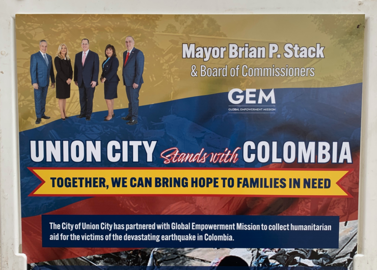 Union City Collects Donations For Colombian Earthquake Victims