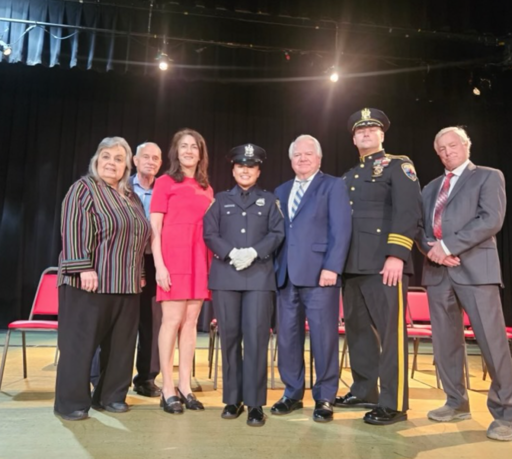 Weehawken Swears in New Female Police Officer