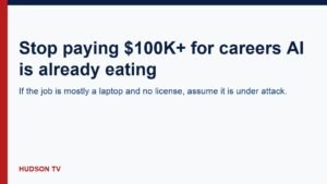 Stop paying $100K+ for careers AI is already eating