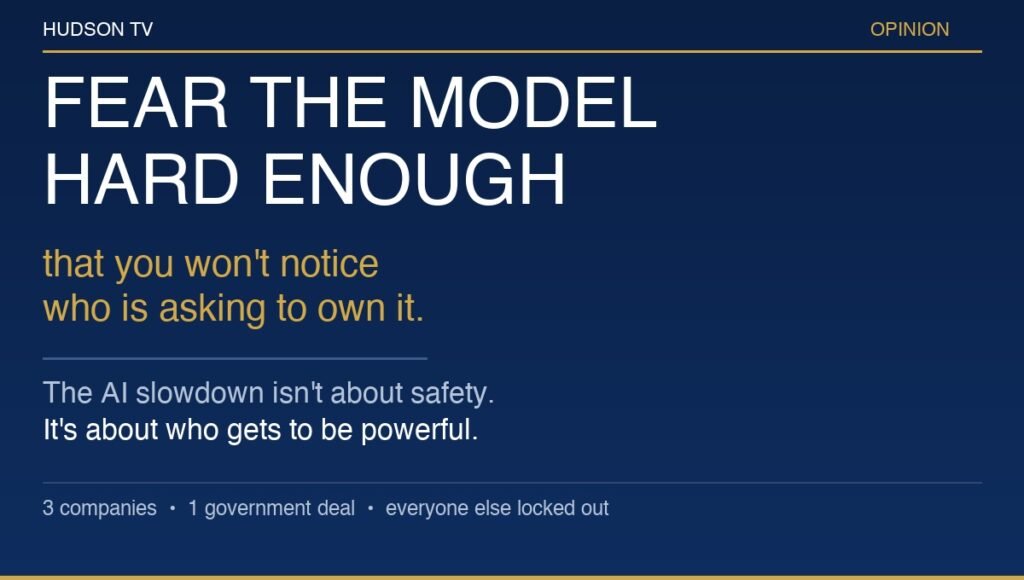 The AI slowdown isn't about safety. It's about who gets to be powerful.