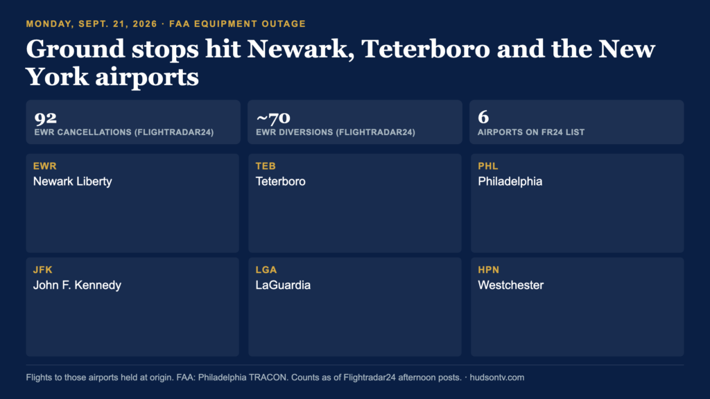 FAA Ground Stop Hits Newark and Teterboro; JFK and LaGuardia Added