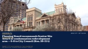 Jersey City Planning Board votes 6–0 to recommend Scatter Site Area 6 as a condemnation redevelopment zone