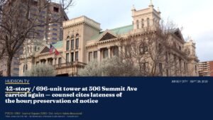 42-story / 696-unit tower at 506 Summit Ave carried again by Jersey City Planning Board — lateness of the hour