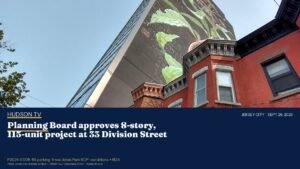 Jersey City Planning Board approves 8-story, 115-unit project at 33 Division Street