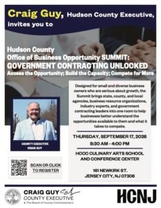 Hudson County Business Resource Summit This Thursday — Free Event Focused on Government Contracting