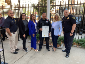 Union City Raises Salvadoran Flag While Honoring Policeman