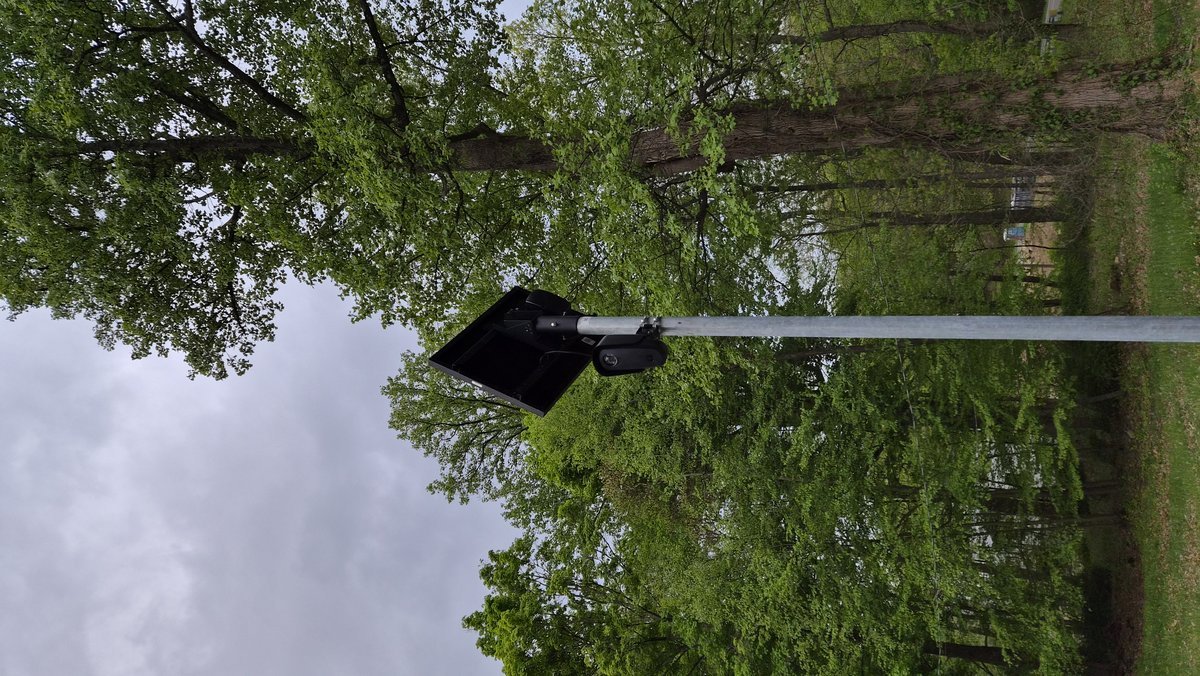 Example Flock Safety ALPR hardware on a New Jersey roadside. Wikimedia Commons, public domain (CC0).