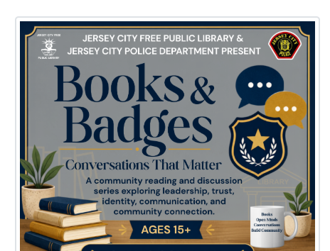 Jersey City Free Public Library Partners With Police For Books & Badges
