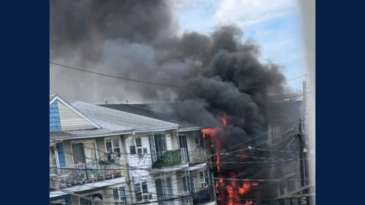 Multiple Homes Destroyed In Massive East Newark Fire