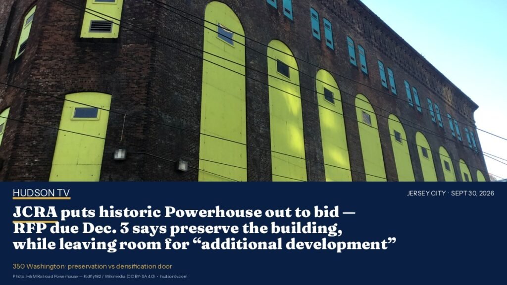 JCRA puts historic Powerhouse out to bid — RFP due Dec. 3 says preserve the building, while leaving room for “additional development”