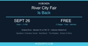 Hoboken Is Bringing Back the River City Fair — Free Waterfront Festival Sept. 26 With Two Live Stages