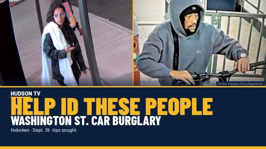 Hoboken PD seeks tips to identify people linked to Washington Street car burglary