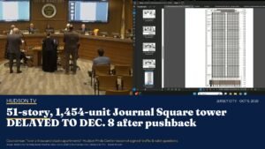51-Story Journal Square Tower Pushed to December After Councilman Blasts "Over a Thousand Studio Apartments"