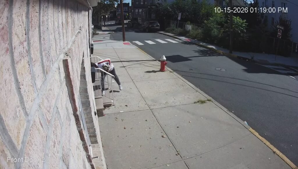 Reader video shows package taken from Jersey City stoop on Randolph Avenue