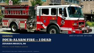 Zenaida Mojica, 90, killed in four-alarm Jersey City fire at 81 Boyd Ave., prosecutor says
