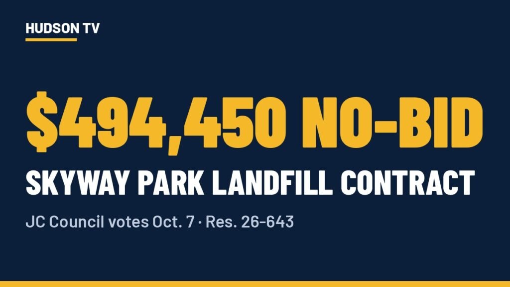 Jersey City Council to vote on $494,450 no-bid contract to maintain Skyway Park's Superfund landfill site