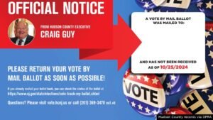 Hudson County, N.J. paid more than $75,000 for 2024 election mailers carrying Craig Guy's name and photo, records show