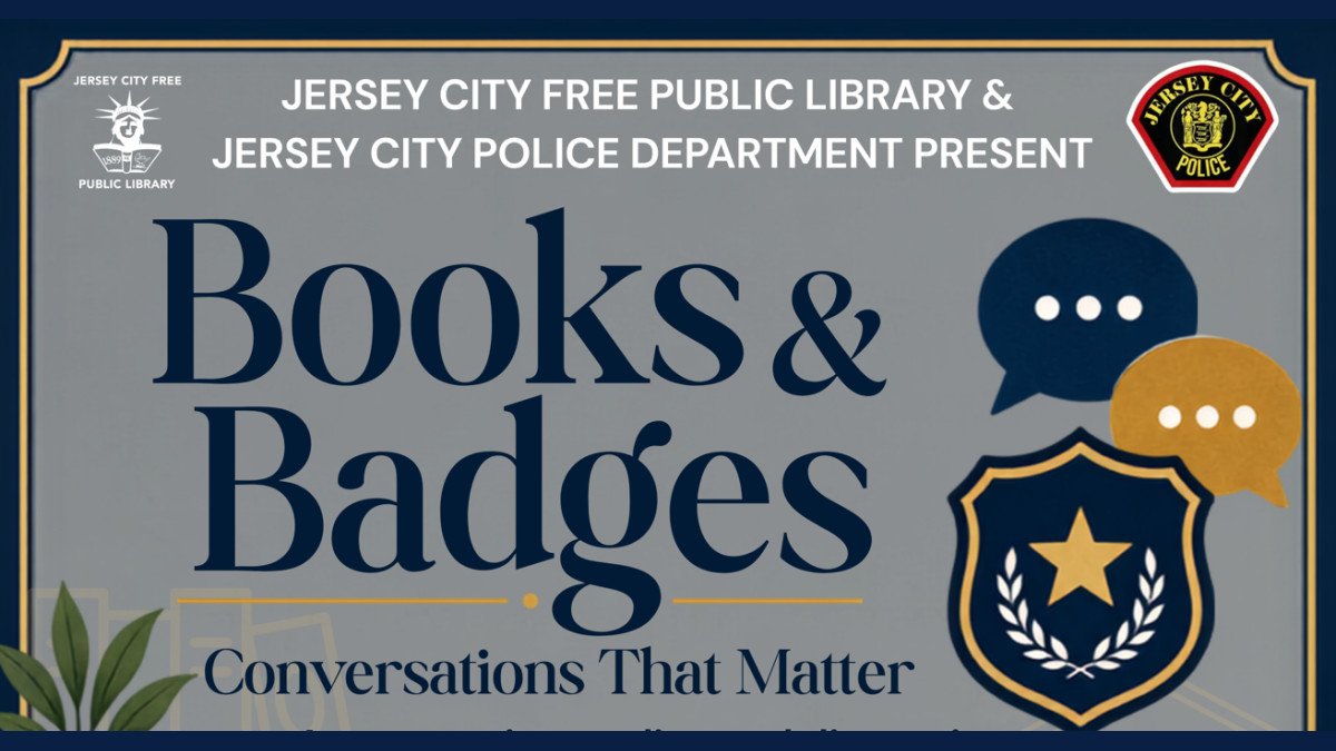 Jersey City Library Partners With Police For Books & Badges Reading Series