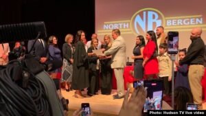 Hugo Cabrera sworn in as North Bergen's first Hispanic mayor as Nicholas Sacco retires